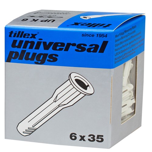 Tillex Universalplug m/krave UP K 6x35