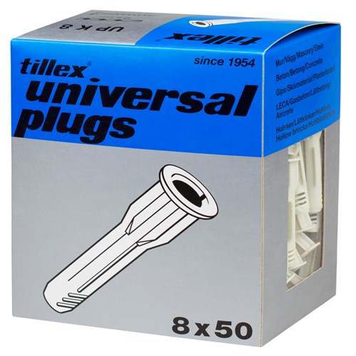 Tillex Universalplug m/krave UP K 8x50