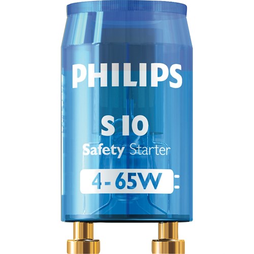 Philips starter for lysrør singel S10 4-65W