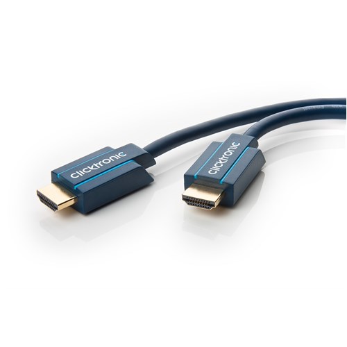 Clicktronic HDMI™ kabel High Speed Ultra HD-4K & 3D Ethernet 1,0m
