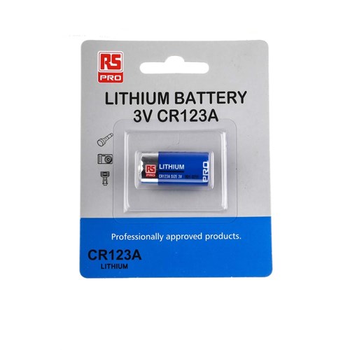 RS PRO Lithium batteri CR123A 3V