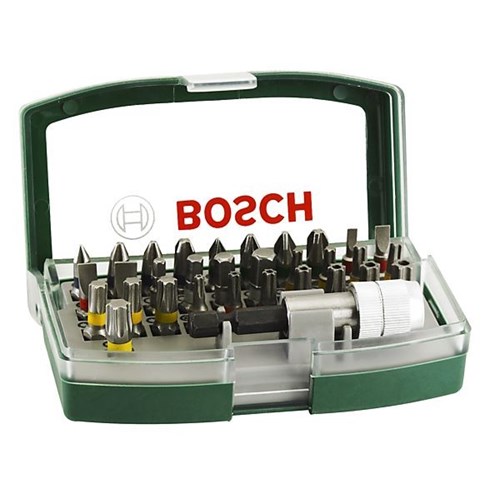 Bosch 32 deler bitssett Grønn